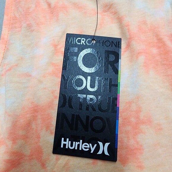 NWT Hurley Women's Orange Sleeveless Dylan Crop Top Size L - Picture 5 of 10